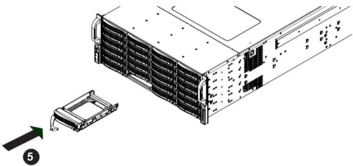 Supermicro Superchassis 847DE2C - Installing a Hard Drive to the Hard Drive Carrier - 2