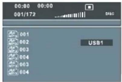 00:00 00:00 001/172 DISC 001 002 003 004 003 004 USB1