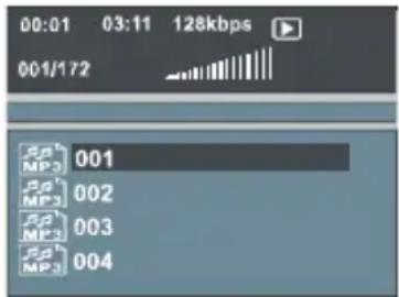 00:01 03:11 128kbps 001/172 MP3 001 MP3 002 MP3 003 MP3 004