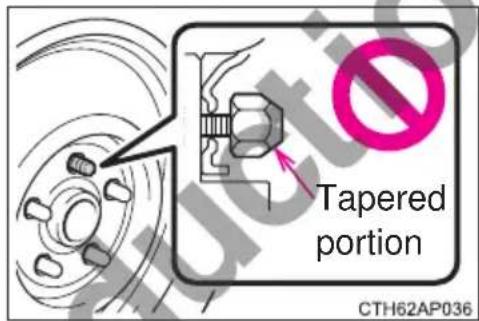 Tapered portion CTH62AP036