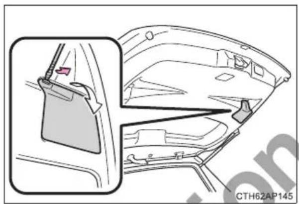 TOYOTA Corolla hatchback hybrid (2017) - ■ Back-up lights - 1