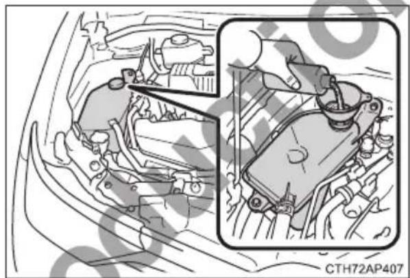TOYOTA Corolla hatchback hybrid (2017) - If the high engine coolant temperature warning light comes on - 3