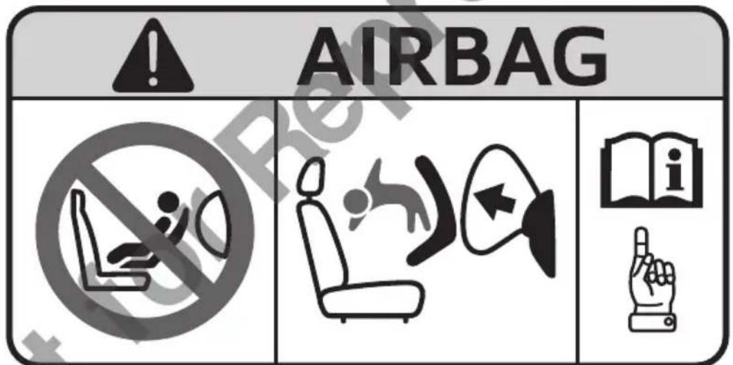 AIRBAG No Stopper Person in Seat An Open Book i Hand