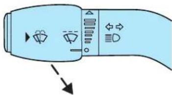 Diagram of a handheld device with control buttons and directional arrows indicating action or movement