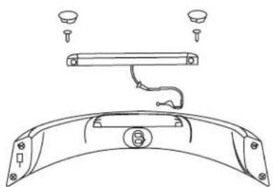 Mercury Sable (2004) - Replacing high-mount brakelamp bulbs — Decklid spoiler - 2