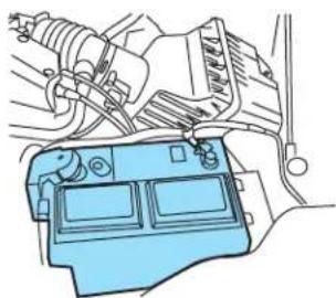 Mercury Sable (2004) - BATTERY - + - 1