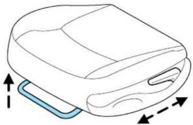 Mercury Sable (2001) - Adjusting the front manual seat (if equipped) - 3