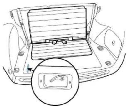 Mercury Sable (2001) - 3rd seat (if equipped) (wagon only) - 2