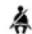 Mercury Sable (2001) - Safety belt warning light and indicator chime - 1