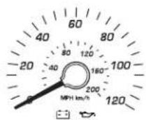 Mercury Sable (2001) - GAUGES - 2