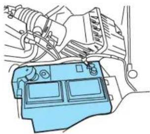 Mercury Sable (2001) - BATTERY - + - 1