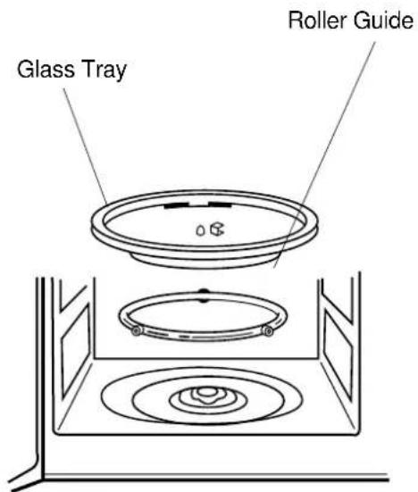 Glass Tray Roller Guide