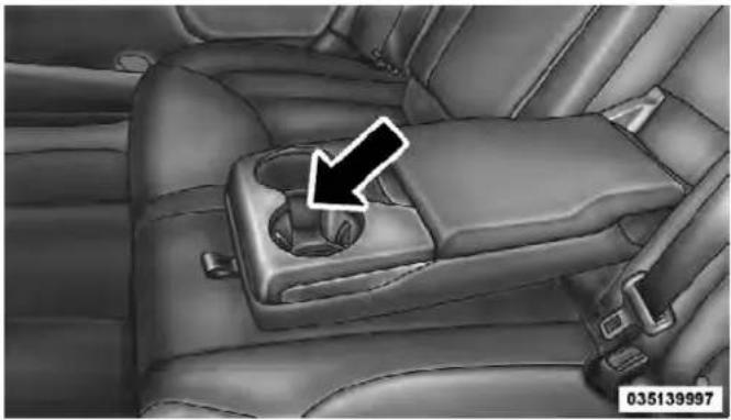 Chrysler 300 SRT (2012) - Lighted Cupholders — If Equipped - 1