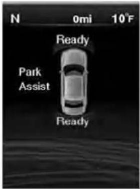 N 0mi 10°F Ready Park Assist Ready
