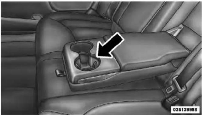 Chrysler 300 SRT (2012) - Lighted Cupholders — If Equipped - 2