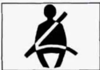 Silhouette of a person sitting with a crossbar, no text or symbols present