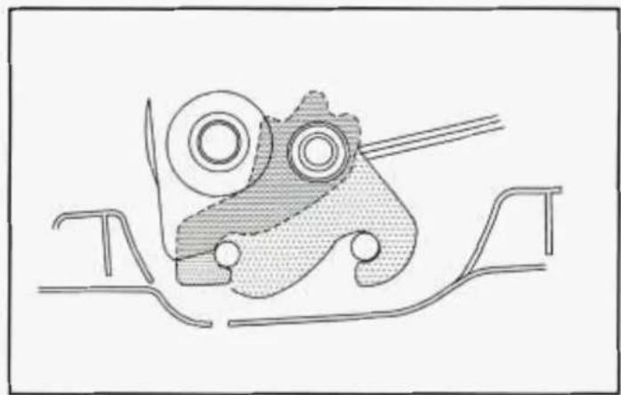 Technical line drawing of a mechanical component with no visible text or symbols