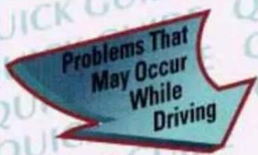 Problems That May Occur While Driving
