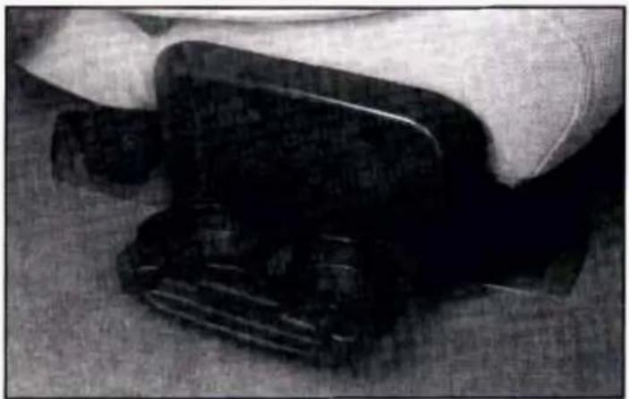 Close-up of a dark, textured object with no visible text or symbols