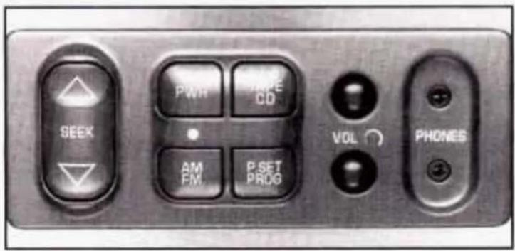 SEEK PWR AM FM PSET PRDG VOL PHONES