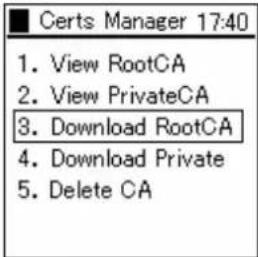 HITACHI IP5000 - Root Certificate - 2