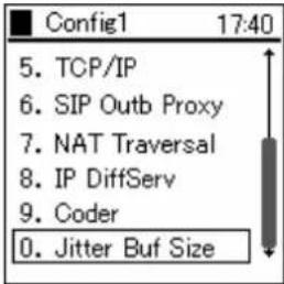 HITACHI IP5000 - Jitter Buf Size - 1