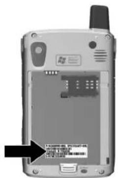 HP iPAQ h6365 - How Do I Find the Product ID and Serial Number of My iPAQ Pocket PC? - 8