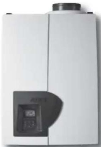 Exterior view of a white industrial gas washing machine (no visible text or symbols)