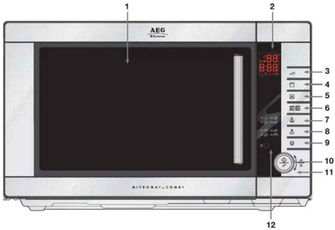 AEG Micromat Combi MICROMAT_COMBI 1 2 3 4 5 6 7 8 9 10 11 12