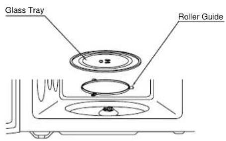 Glass Tray Roller Guide
