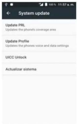 ALCATEL Dawn 5027B - Actualización de perfil - 1
