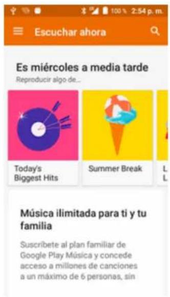 Escuchar ahora Es miércoles a media tarde Reproducir algo de... Today's Biggest Hits Summer Break L L Música ilimitada para ti y tu familia Suscribete al plan familiar de Google Play Música y concede acceso a millones de canciones a un máximo de 6 personas, sin