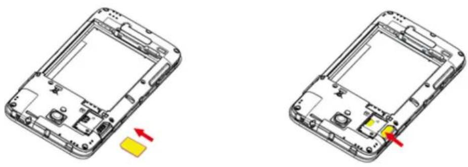 ALCATEL Dawn 5027B - Cómo insertar una tarjeta SIM - 1