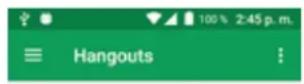ALCATEL Dawn 5027B - Uso de Hangouts - 1