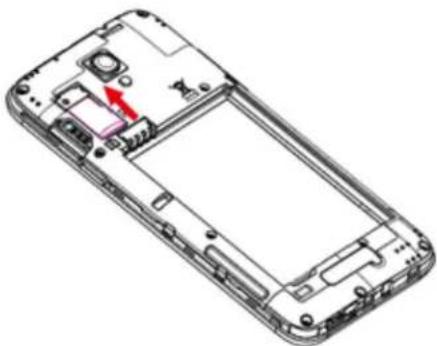 ALCATEL Dawn 5027B - Cómo insertar una tarjeta SD - 1