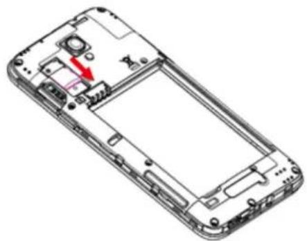 ALCATEL Dawn 5027B - Extraer una tarjeta SD - 2