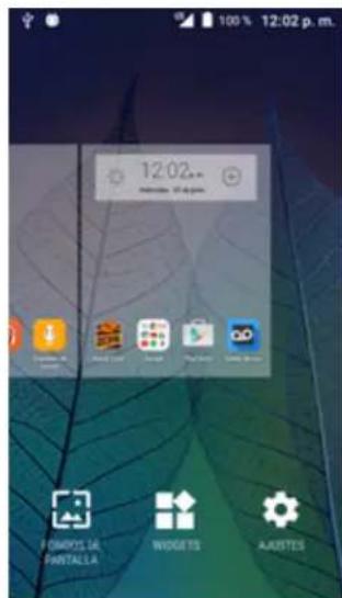 ALCATEL Dawn 5027B - Cómo añadir widgets a la pantalla de inicio - 1