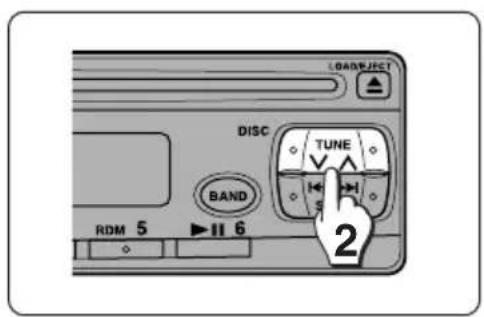 LOADPROJECT DISC TUNE BAND RDM 5 ▶ II 6 S 2