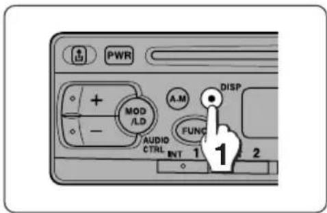 PWR MOD /LD A.M DISP AUDIO CTRL FUNG INT 1 2 1