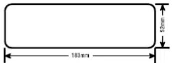 183mm 52mm