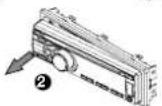 PURE Highway H240Di - Removing the detachable panel - 2
