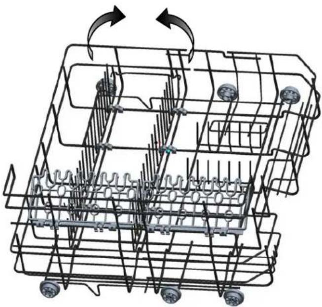 Technical line drawing of a mechanical assembly with no visible text or symbols