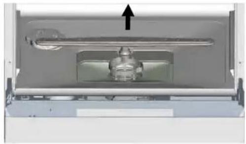 Cross-sectional view of a mechanical device with an arrow indicating direction (no visible text or symbols)