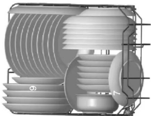 3D rendering of a multi-tiered industrial fan or turbine unit with numbered labels (7, 9) and no visible text or symbols on the components themselves.