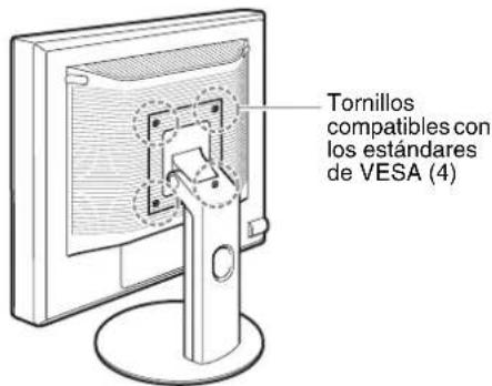Tornillos compatibles con los estándares de VESA (4)