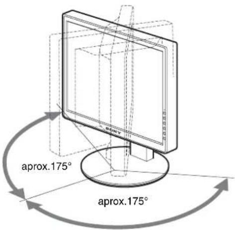 SONY SDM-S95FR - Configuración 7: Ajuste de la inclinación y la altura - 2