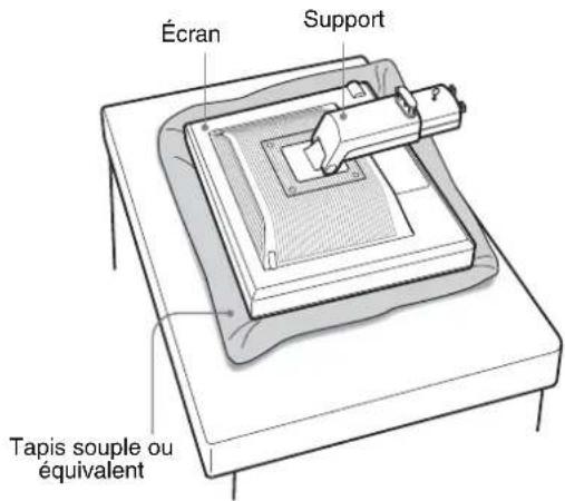 Écran Support Tapis souple ou équivalent