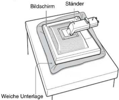 Bildschirm Ständer Weiche Unterlage