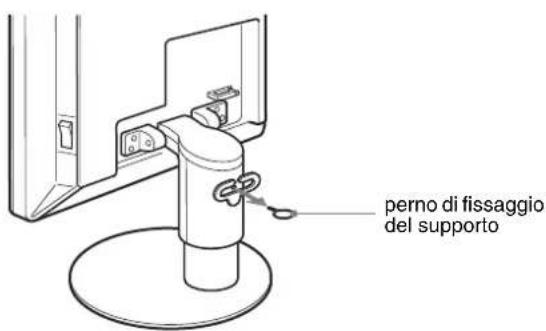 perno di fissaggio del supporto