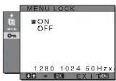 SONY SDM-S73E - MENU LOCK (page 16) - 1